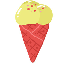 ice cream cone illustration