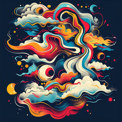 Obraz premium abstract colorful background