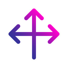 Junction gradient icon