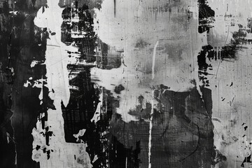 Fototapeta premium black and white abstract background that looks like an abstract painting