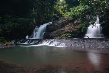 Waterscape in Central Borneo Tropical Forest