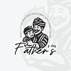 Happy Father’s Day greeting card