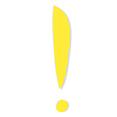 exclamation mark vector icon