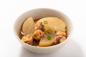 イカ軟骨と大根の煮物