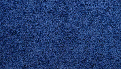 Dark blue towel cloth texture background, seamless pattern, high-resolution photo