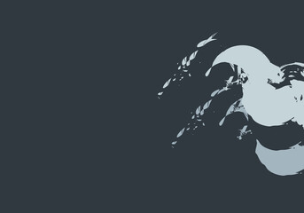 Ink brush stroke on a color background. Colorful Grunge stroke background template.