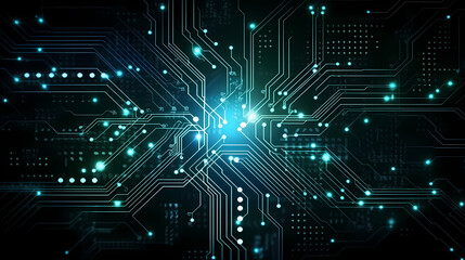 Circuit board background, technology and science concept background