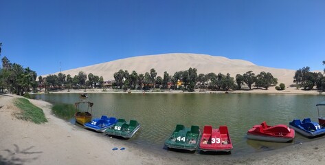 Obraz premium Huacachina Oasis, Ica, Peru