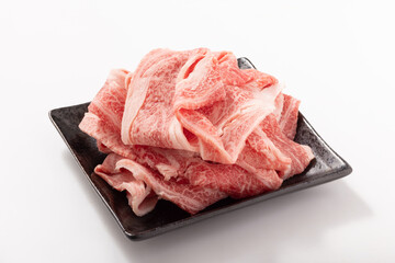 国産黒毛和牛　肩ロース　切り落とし（仙台牛）