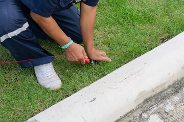 Ground Test box for inject into electrical equipment for testing resistance between electrical...