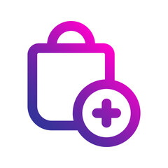 add to cart gradient icon