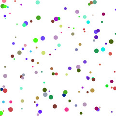 A colorful confetti glitter dot texture design element.