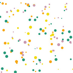 A colorful confetti glitter dot texture design element.