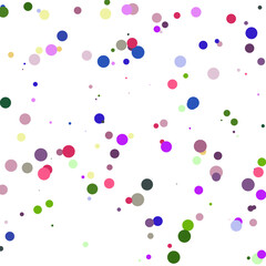 A colorful confetti glitter dot texture design element.