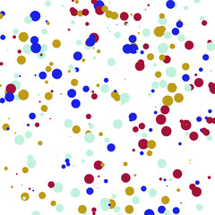 A colorful confetti glitter dot texture design element.