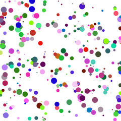 A colorful confetti glitter dot texture design element.