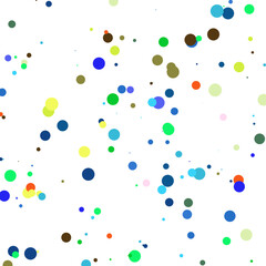 A colorful confetti glitter dot texture design element.