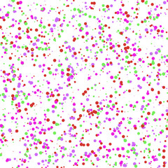 A colorful confetti glitter dot texture design element.