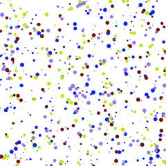 A colorful confetti glitter dot texture design element.