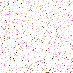A colorful confetti glitter dot texture design element.