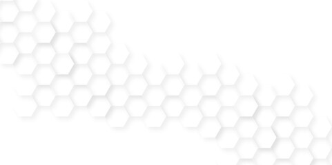 Abstract background with hexagons honeycomb technology texture. Hexagonal shape 3d structure light seamless geometric background. Surface polygon pattern with digital hexagon and futuristic business.