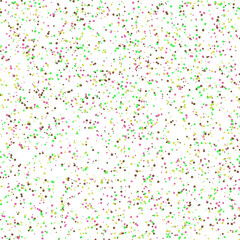 A colorful confetti glitter dot texture design element.