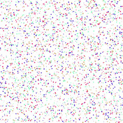 A colorful confetti glitter dot texture design element.