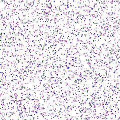A colorful confetti glitter dot texture design element.