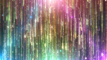 The colorful glitter particle Stripes, use this for awards, evenings and shows, magical or metaphysical scenes for TV and movies. - obrazy, fototapety, plakaty
