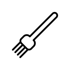 fork line icon
