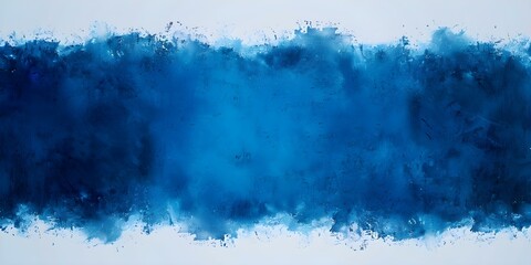 Mystical Deep Blue Abstract Art