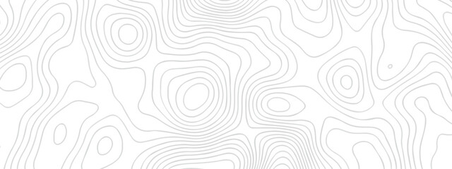 The stylized height of the topographic map contour in lines and contours isolated on transparent. Black and white topography contour lines map isolated on white background.