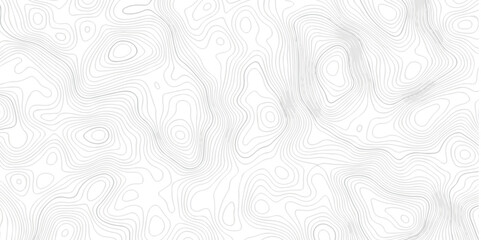 The stylized height of the topographic map contour in lines and contours isolated on transparent. Black and white topography contour lines map isolated on white background.