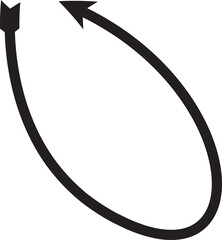 Curved Arrow Symbol