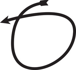 Curved Arrow Symbol