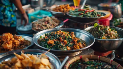 Fotobehang food in the market © Sanja