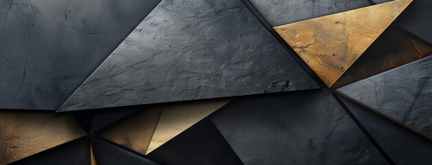 black and gold trigonometric triangle background 
