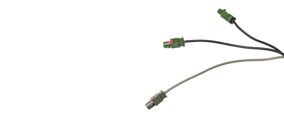A car audio connector or trailer for closing an electrical circuit