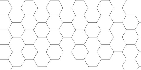 Seamless creative geometric Pattern of white hexagon white abstract hexagon wallpaper or background. 3D Futuristic abstract honeycomb mosaic white background. white hexagon geometric texture.