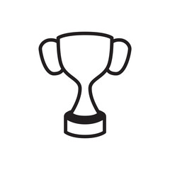 trophy icon design vector template