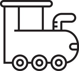 Toy Train Icon
