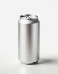 mockup of soda can with no label