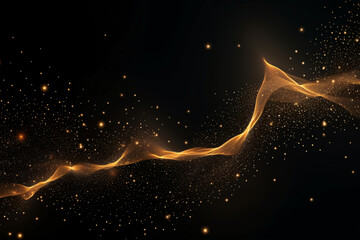 Abstract realistic particle background - obrazy, fototapety, plakaty