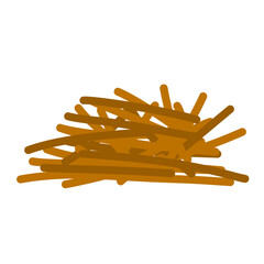 pile of dry twigs