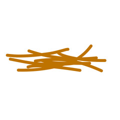 pile of dry twigs