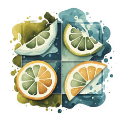 Citrus fruit slice