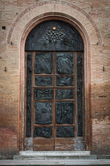 Fototapeta na wymiar Basilica Cateriniana San Domenico in Siena, Tuscany, Italy