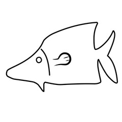 fish line icon