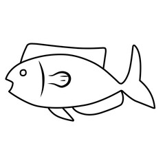 fish line icon