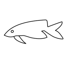 fish line icon